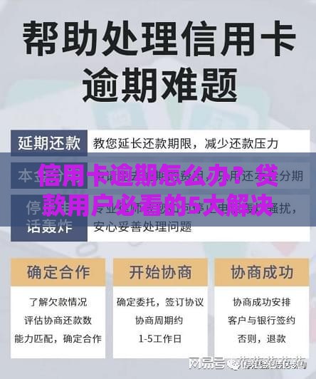 信用卡逾期怎么办?贷款用户必看的5大解决方案 信用卡逾期怎么办?贷款用户必看的5大解决方案