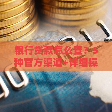 银行贷款怎么查？5种官方渠道+详细操作指南