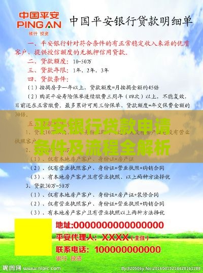 平安银行贷款申请条件及流程全解析