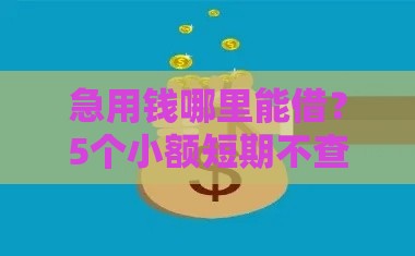 急用钱哪里能借？5个小额短期不查征信的贷款平台推荐