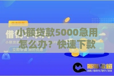 小额贷款5000急用怎么办？快速下款攻略与注意事项