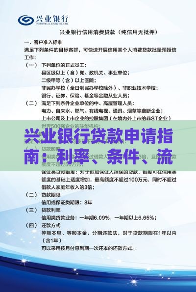 兴业银行贷款申请指南：利率、条件、流程全解析