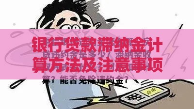 银行贷款滞纳金计算方法及注意事项解析