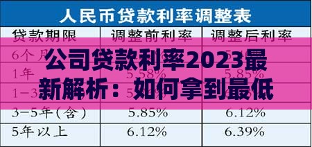公司贷款利率2023最新解析：如何拿到最低融资成本