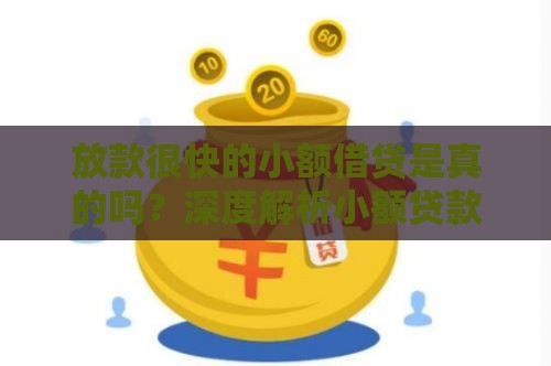 放款很快的小额借贷是真的吗？深度解析小额贷款背后的真相