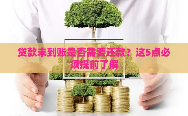 贷款未到账是否需要还款？这5点必须提前了解