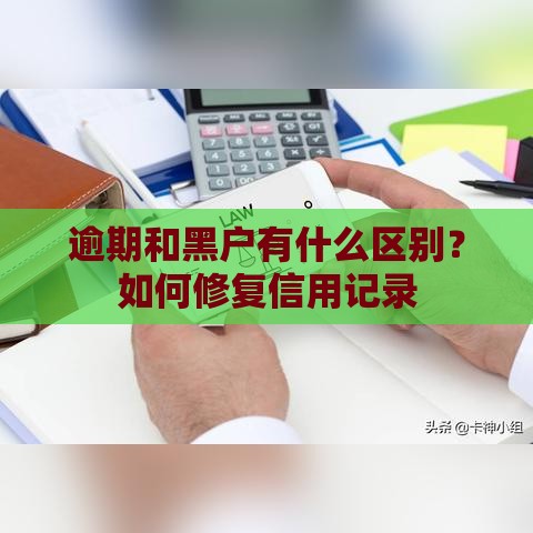逾期和黑户有什么区别？如何修复信用记录