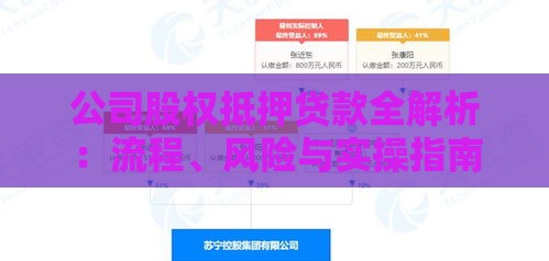 公司股权抵押贷款全解析：流程、风险与实操指南