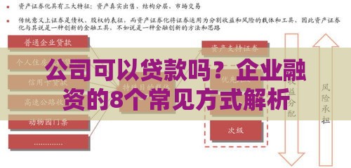 公司可以贷款吗？企业融资的8个常见方式解析