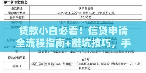 贷款小白必看！信贷申请全流程指南+避坑技巧，手把手教你选对方案
