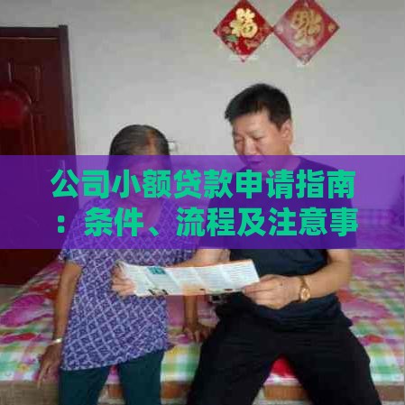 公司小额贷款申请指南：条件、流程及注意事项全解析
