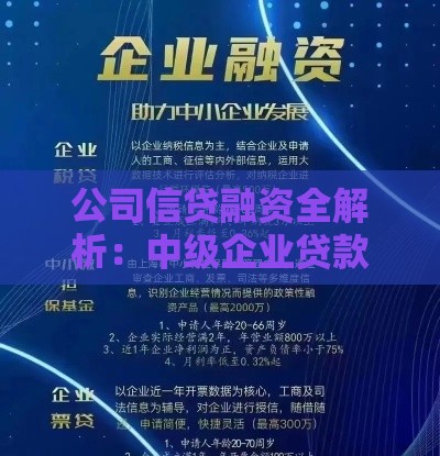 公司信贷融资全解析：中级企业贷款指南与实战策略