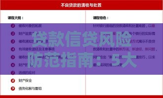 贷款信贷风险防范指南：5大核心策略解析