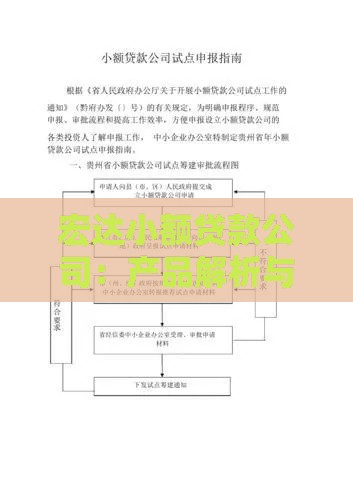宏达小额贷款公司：产品解析与申请指南