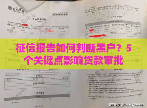 征信报告如何判断黑户？5个关键点影响贷款审批