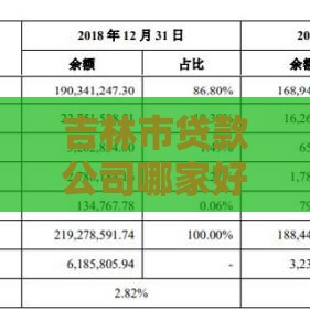 吉林市贷款公司哪家好？正规机构推荐及申请指南