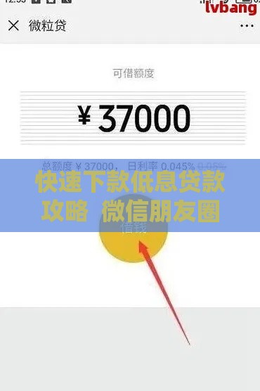 快速下款低息贷款攻略 微信朋友圈广告必备申请技巧 快速下款低息贷款攻略 微信朋友圈广告必备申请技巧