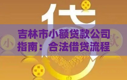 吉林市小额贷款公司指南：合法借贷流程与避坑技巧