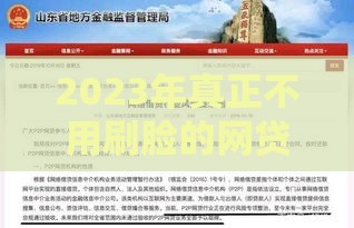 2023年真正不用刷脸的网贷平台推荐及申请攻略