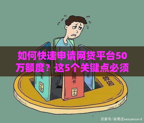 如何快速申请网贷平台50万额度？这5个关键点必须掌握！