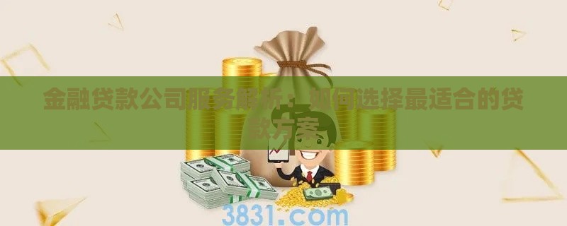 金融贷款公司服务解析:如何选择最适合的贷款方案 金融贷款公司服务解析:如何选择最适合的贷款方案