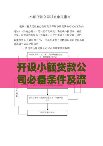开设小额贷款公司必备条件及流程全解析