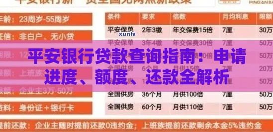 平安银行贷款查询指南：申请进度、额度、还款全解析