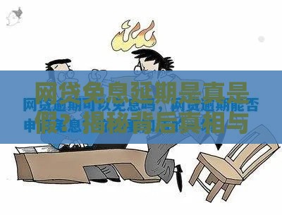 网贷免息延期是真是假？揭秘背后真相与风险提示