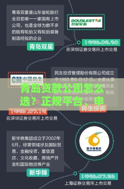 青岛贷款公司怎么选？正规平台、申请流程、避坑指南全解析