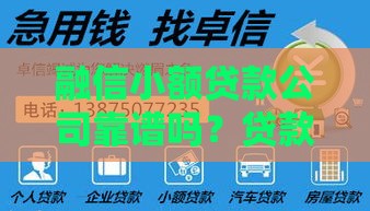 融信小额贷款公司靠谱吗？贷款流程、条件及产品解析
