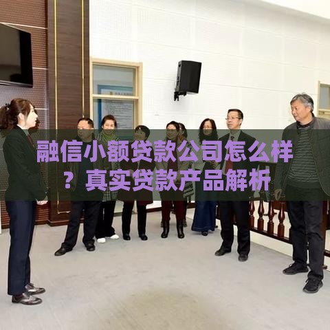 融信小额贷款公司怎么样？真实贷款产品解析
