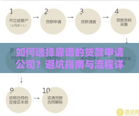 如何选择靠谱的贷款申请公司？避坑指南与流程详解