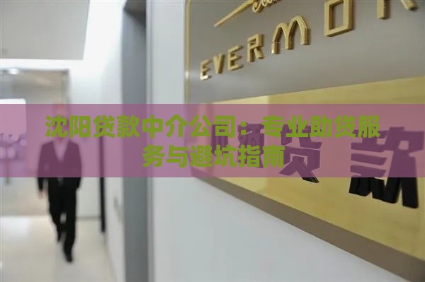 沈阳贷款中介公司：专业助贷服务与避坑指南