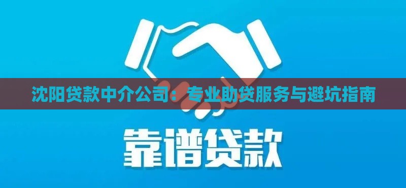 沈阳贷款中介公司：专业助贷服务与避坑指南