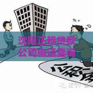 沈阳正规贷款公司电话查询及办理指南