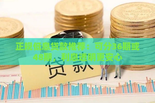 正规低息贷款推荐：可分36期或48期，利息透明更安心
