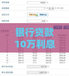 银行贷款10万利息多少？2023最新利率及还款方式解析