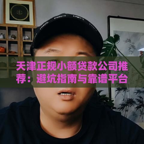 天津正规小额贷款公司推荐：避坑指南与靠谱平台盘点