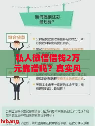 私人微信借钱2万元靠谱吗？真实风险与注意事项全解析