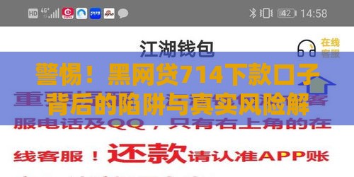 警惕！黑网贷714下款口子背后的陷阱与真实风险解析