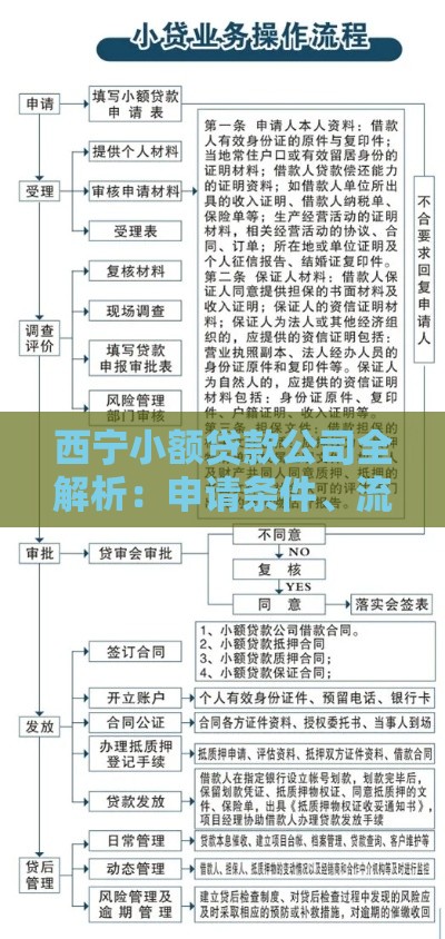 西宁小额贷款公司全解析：申请条件、流程及注意事项