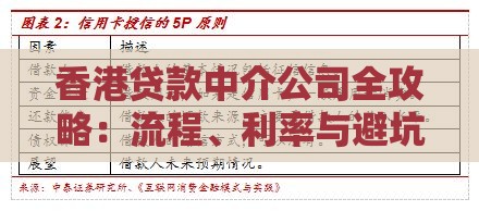 香港贷款中介公司全攻略:流程、利率与避坑指南 香港贷款中介公司全攻略:流程、利率与避坑指南