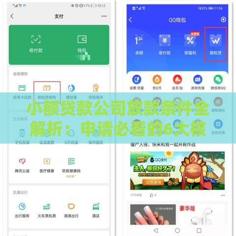 小额贷款公司放款条件全解析：申请必看的6大核心要求