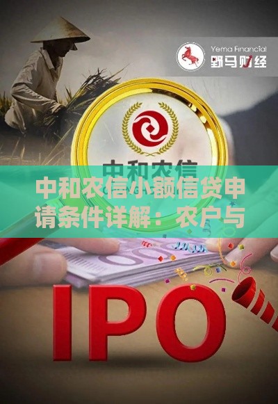 中和农信小额信贷申请条件详解：农户与个体户必看指南