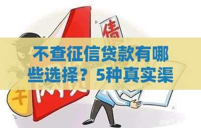不查征信贷款有哪些选择？5种真实渠道与注意事项详解