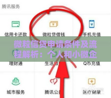 微粒信贷申请条件及流程解析：个人和小微企业快速借款指南