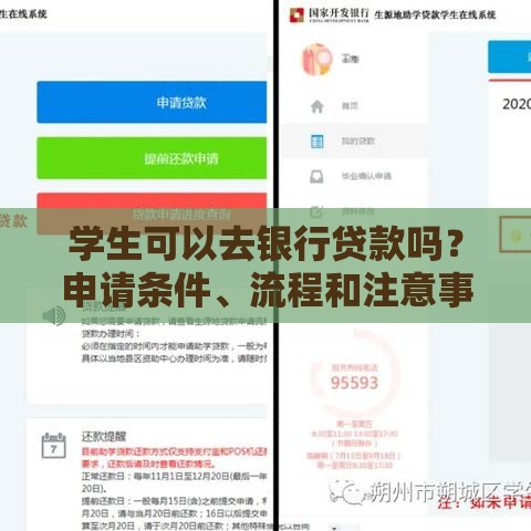 学生可以去银行贷款吗？申请条件、流程和注意事项解析