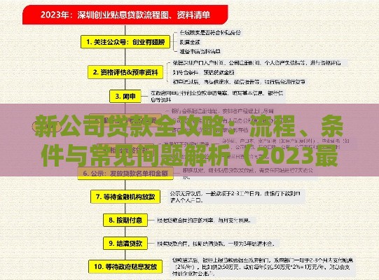 新公司贷款全攻略：流程、条件与常见问题解析（2023最新指南）