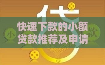 快速下款的小额贷款推荐及申请技巧