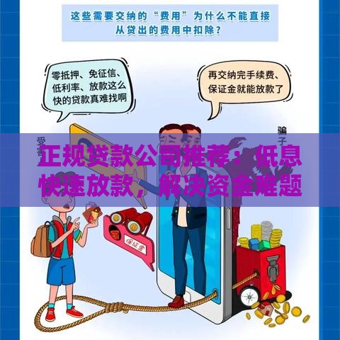 正规贷款公司推荐：低息快速放款，解决资金难题